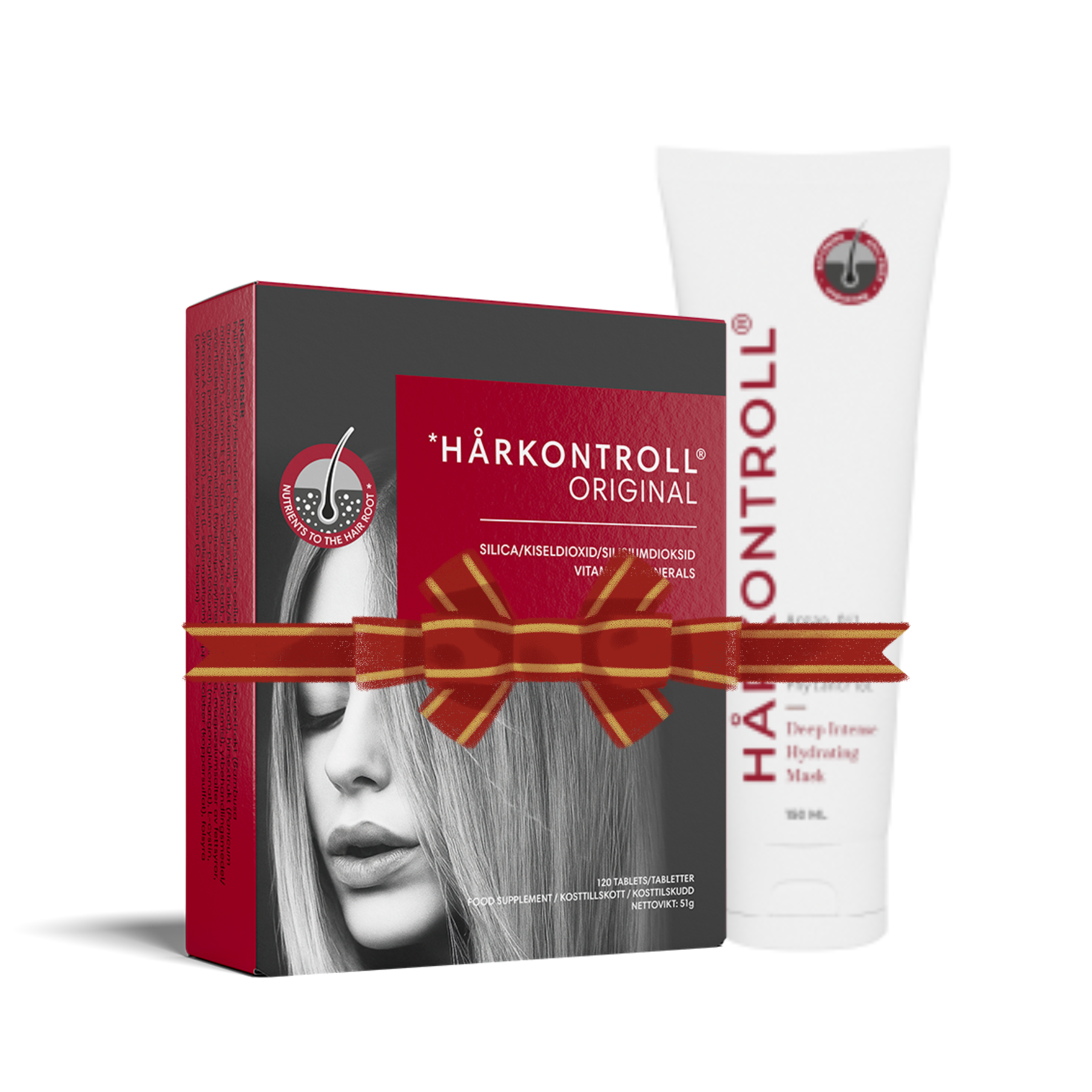Hårkontroll® paket za kvaliteniju kosu: Original tablete i Maska za intenzivnu i dubinsku hidrataciju